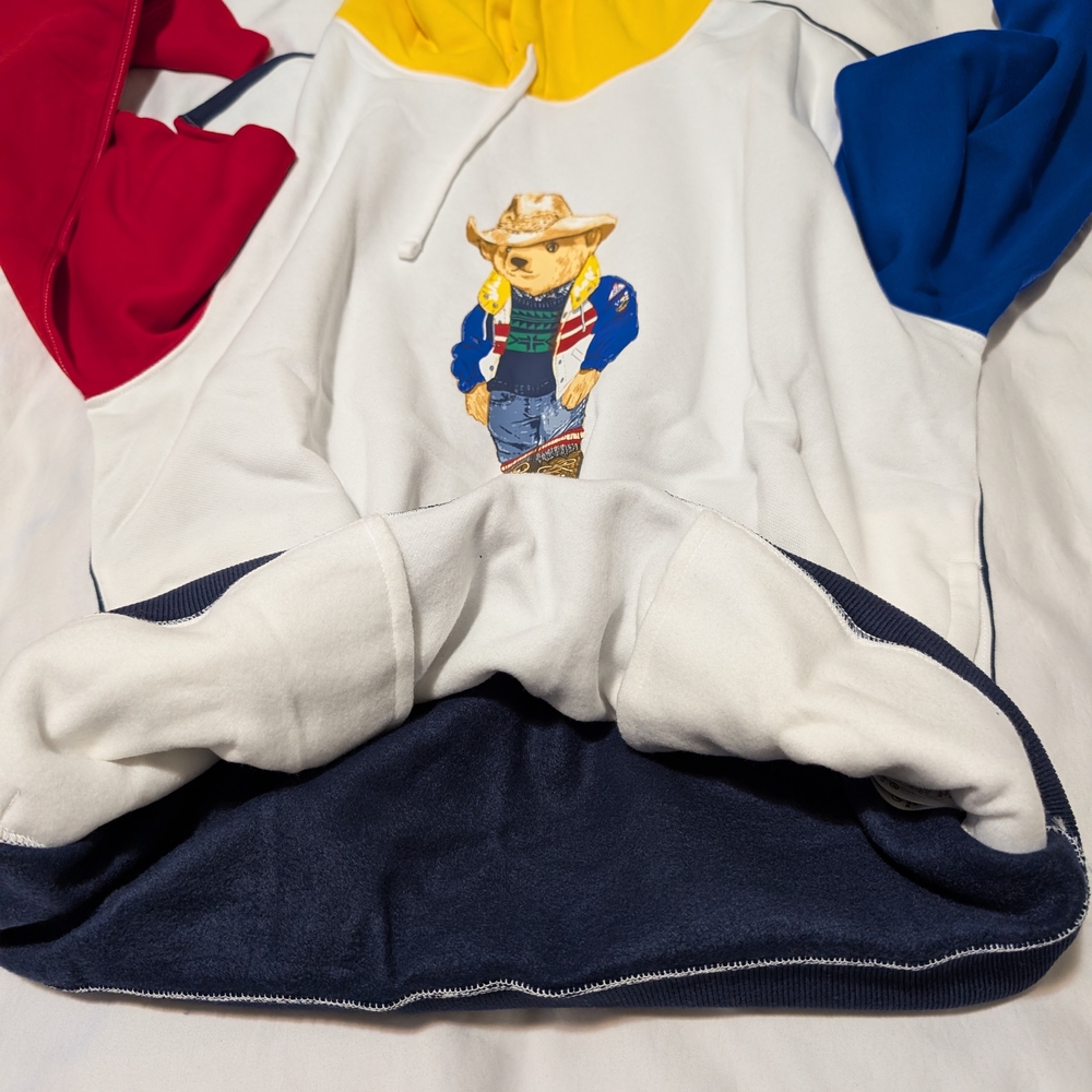 Polo by Ralph Lauren Men's Colorblock Bear Hoodie - Picture 10 of 13